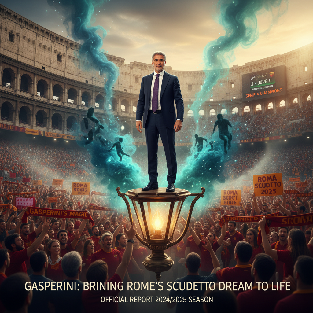 Kebijakan Taktis Gasperini Menghidupkan Ambisi Scudetto Roma