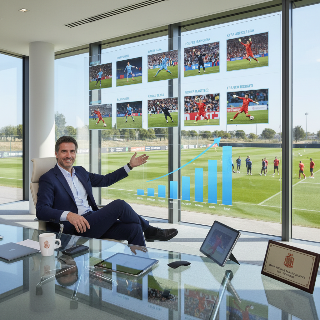 Pelatih Timnas Spanyol Terapkan Strategi Kiper Berbasis Analisis Data